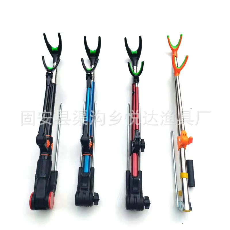 Черный Кинг-Конг смелый кронштейн для удочки из нержавеющей стали Двухцелевой Аккумуляторный кронштейн Кронштейн для рыболовной земли Рыболовные снасти оптом