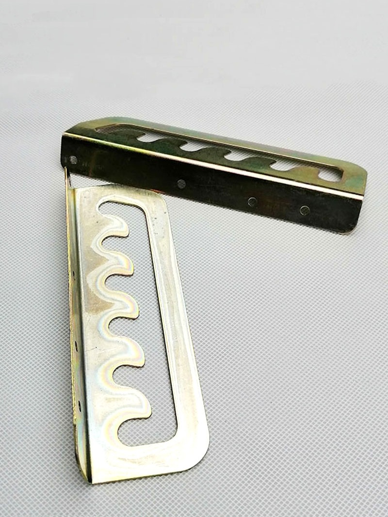 老式木制躺椅扶手勾摇椅折叠椅沙滩椅加厚金属调节勾铁片五金配件