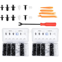 150pcs盒装卡扣 HE31汽车 通用套装塑料卡扣 6种混装尼龙卡扣