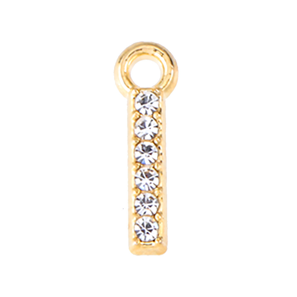 53g Weight Pendant Jewelry Making Type 13mm Jewelry Making Size Artificial Diamond Inlay Material DIY Jewelry Accessories Classification 50 PCS/Package Quantity Alloy Material Letter Pattern Plating Design Elegant, Simple Style, Streetwear Style 50 PCS/Package 13mm Alloy Artificial Diamond Letter Pendant 15