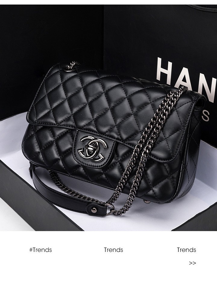 Bolso bandolera acolchado estilo Chanel de alta gama, nuevo modelo 2025, versátil, de gran capacidad, para mujer