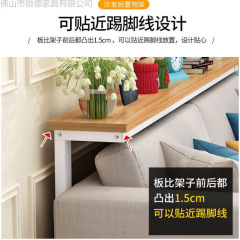 窄缝架长条桌子床后缝隙架子玄关台落地卧室架子沙发后置物架落地