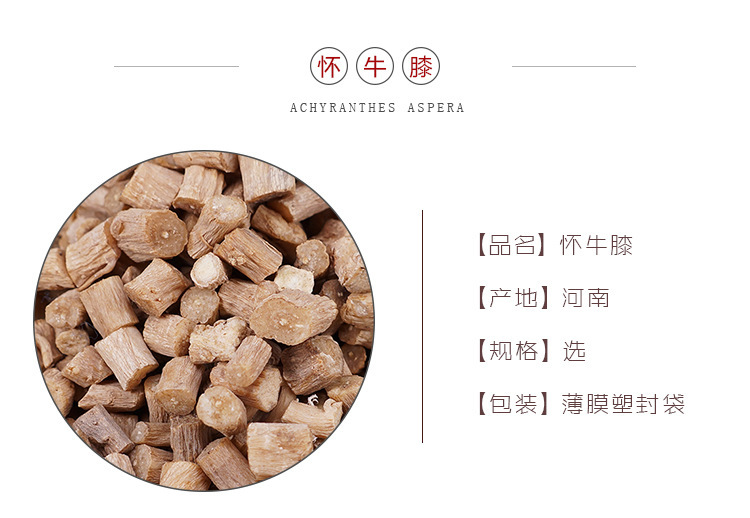 Huai Niu Xi Dried Achyranthes Root 500g Henan Origin Traditional Chinese Herb for Decoction and Soup quality and texture