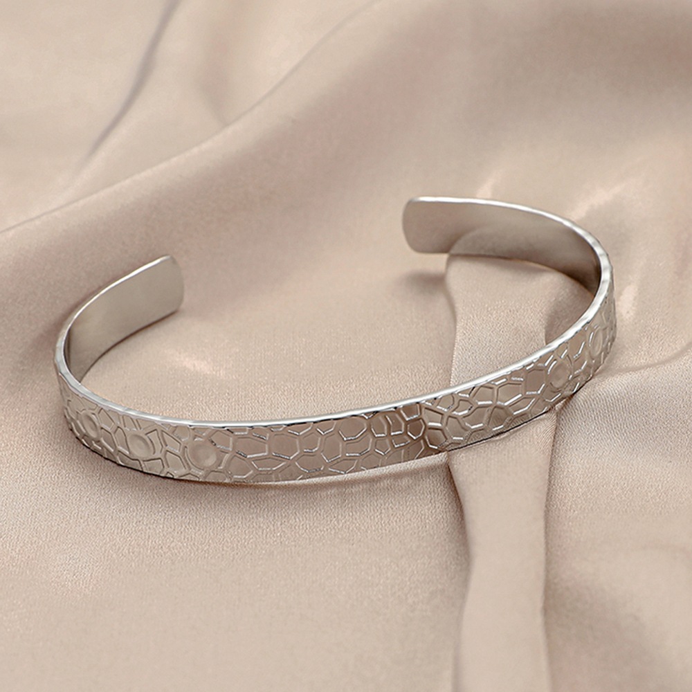 12g Weight Bangle Classification 1 Piece Quantity Daily Occasion Stainless Steel Material Geometric, Eye Pattern Unisex Gender Plating Design Simple Style Style Geometric Eye Stainless Steel Simple Style Bangle 28