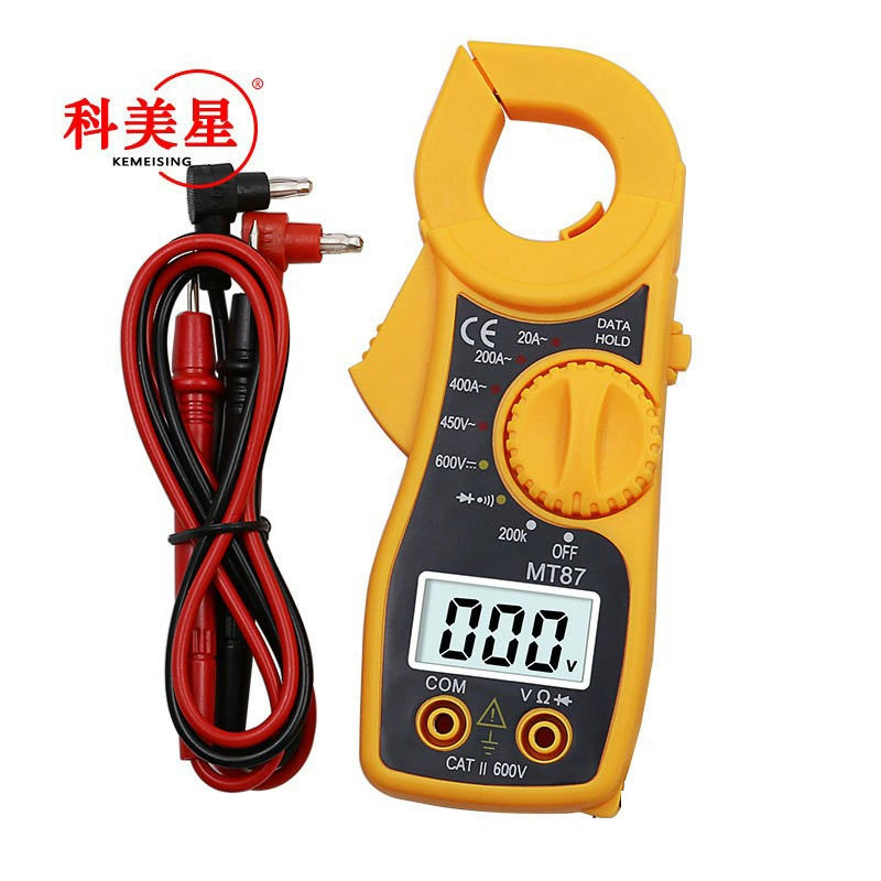 Портативные Цифровые токоизмерительные клещи MT87 с детектором напряжения переменного/постоянного тока, множественное испытание сопротивления тока