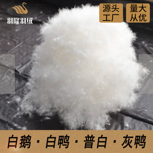 羽绒样品专拍白鸭绒鹅绒羽绒羽毛样品每个样品50克具体联系客服