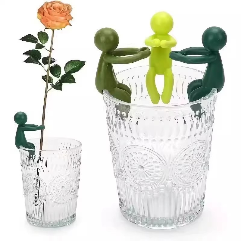 水培植物固定神器生长造型防倒伴侣扶正扶枝办公桌装饰园艺固定器|undefined