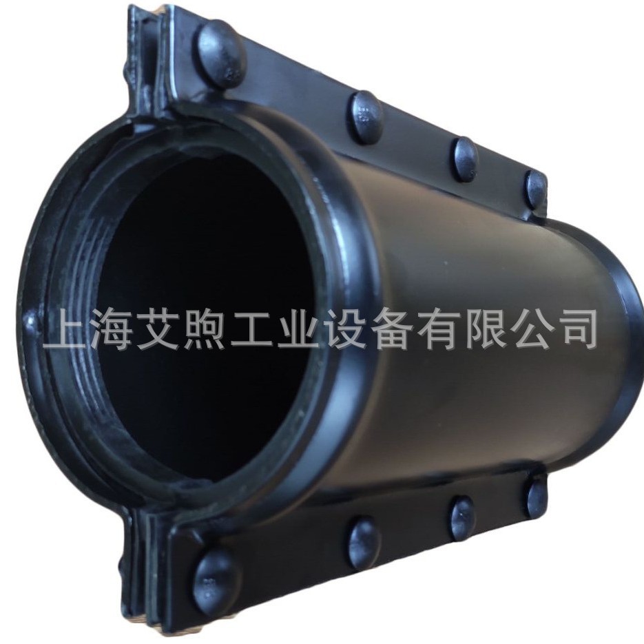 塑管用直管式钢制抱箍堵漏器哈呋节UPVC管PE管快速抢修接开边管卡