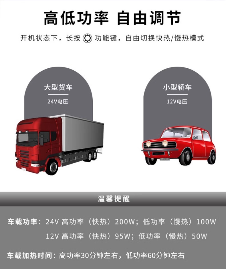 Car Kettle 12v24v Universal Truck Large Capacity Burning Water Cup Insulation Heating Electric Cup Water Heater