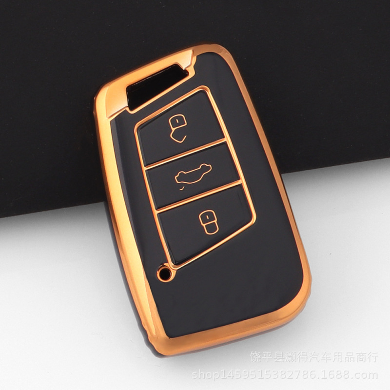 フォルクスワーゲン ゴルフ 8 8 キーカバー シュコダ キーカバー オクタビア PRO 特別な車のキーカバー シェル バックルに適しています。|undefined