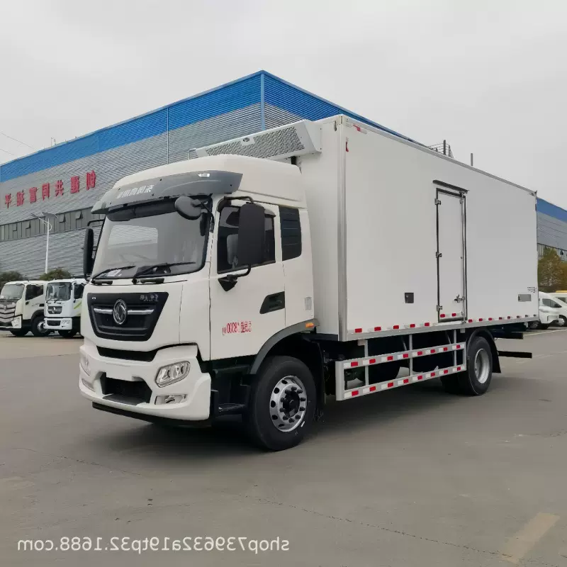 东风天锦KR国六冷藏车厢长6米8单桥程力运输汽车厢式车保温车