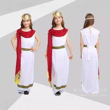 万圣节儿童希腊女罗马演出服 六一节派对服童装童裙舞台装