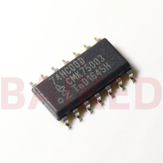 74HC00D 逻辑IC 门和反相器 与非门 SOP-14贴片 脚距1.27mm 进口