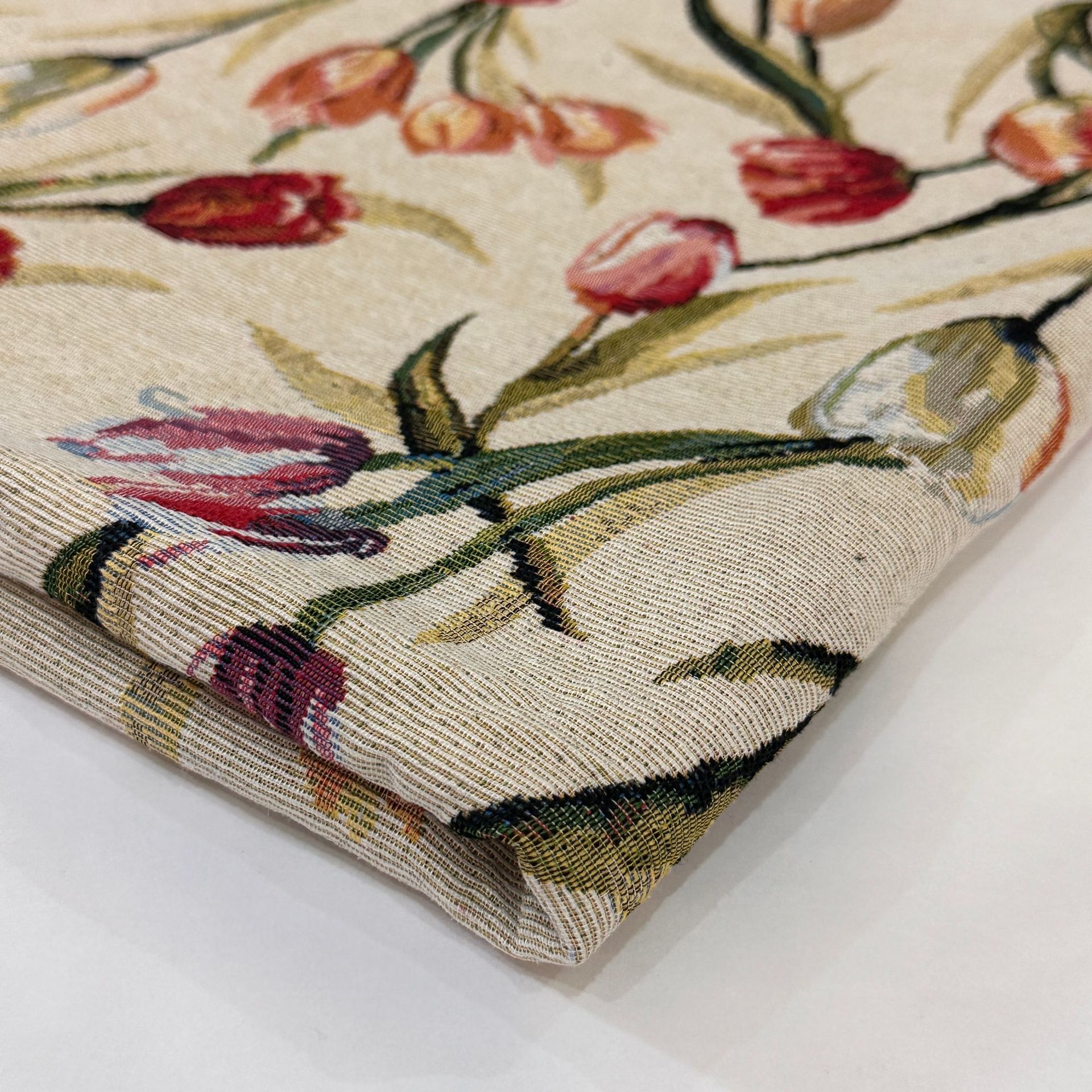 Nuevo estilo retro tela jacquard de alta precisión DIY mesa de mesa bandeja envuelta pecho zapatos superiores bolsa falda ropa de mujer