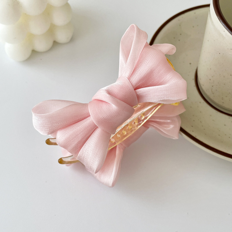 Horquilla de media amarre de sentido avanzado, clip de tiburón de cola de caballo baja para mujer, clip de horquilla para la cabeza, clip de agarre de lazo grande