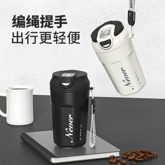 316不鏽鋼保溫杯男生高顏值咖啡杯便攜水杯女生隨行杯子男士新款