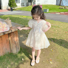 清仓女童连衣裙2025新款宝宝旗袍夏季公主裙中式国风礼服夏装裙子