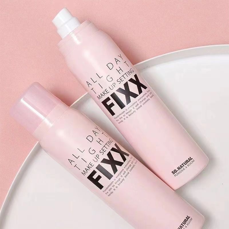 韓国のFIXXメイクアップセッティングスプレー、オイルコントロール、汗防止、長持ち、繊細で軽い、素早く膜を形成し、メイクを落とさない、マットで水っぽい|undefined