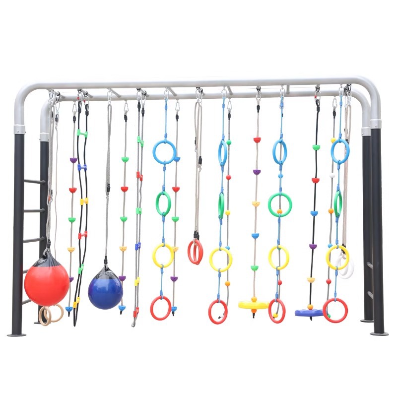 juguetes al aire libre colgantes colgantes escaleras de escalada de cuerda colgantes escaleras de cuerda colgantes equipos de entrenamiento físico de jardín de infantes para niños