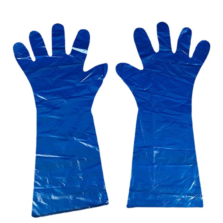 Waterproof disposable plastic non-slip gloves