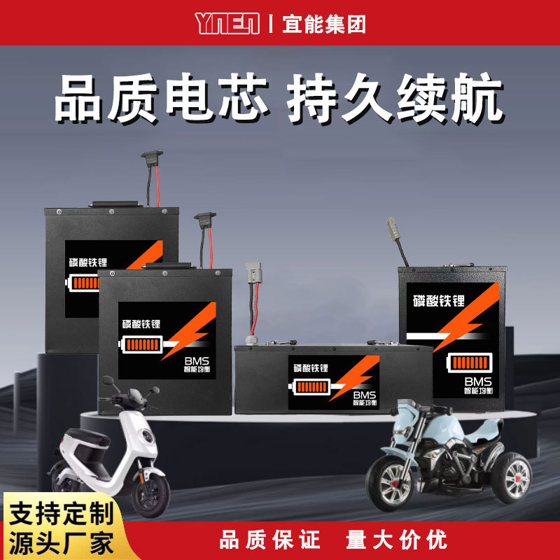 动力LiFePO₄ 定制电动车叉车观光车锂电池磷酸铁锂电池48V60V72V|undefined