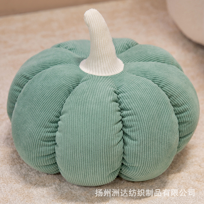 Cojín de Peluche Forma de Calabaza de Peluche para Navidad y Halloween