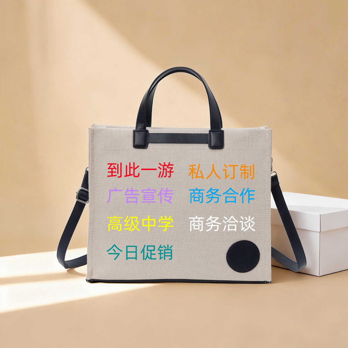 Bolsas de lona personalizadas bolsas de mano personalizadas actividades de impresión de logotipo publicitario promocional bolsas de mochila de negocios