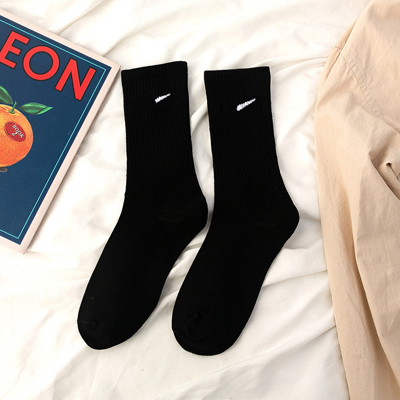 Calcetines de media pantorrilla para mujer, verano, algodón puro multicolor, resistentes, ideales para baloncesto