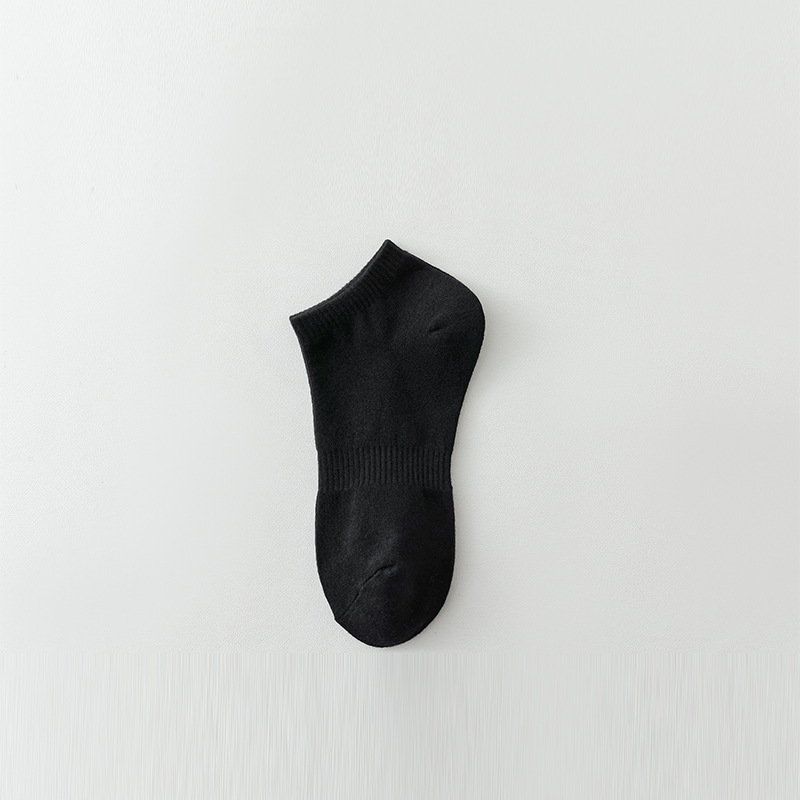Black boat socks