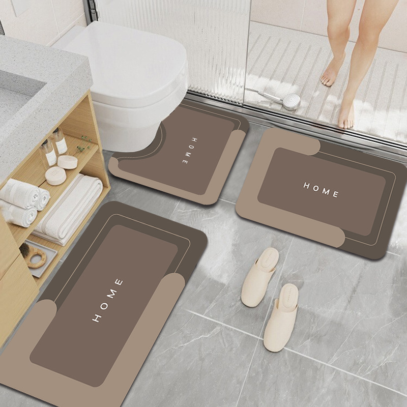 Tapis de bain en diatomite et ensemble 3 pièces pour wc_voghion.com