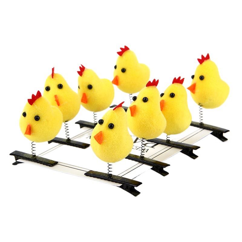 Vender lindo pato amarillo horquilla melocotón corazón lazo gafas de sol corona sombrero pato pollo amarillo tocado juguete puesto regalo