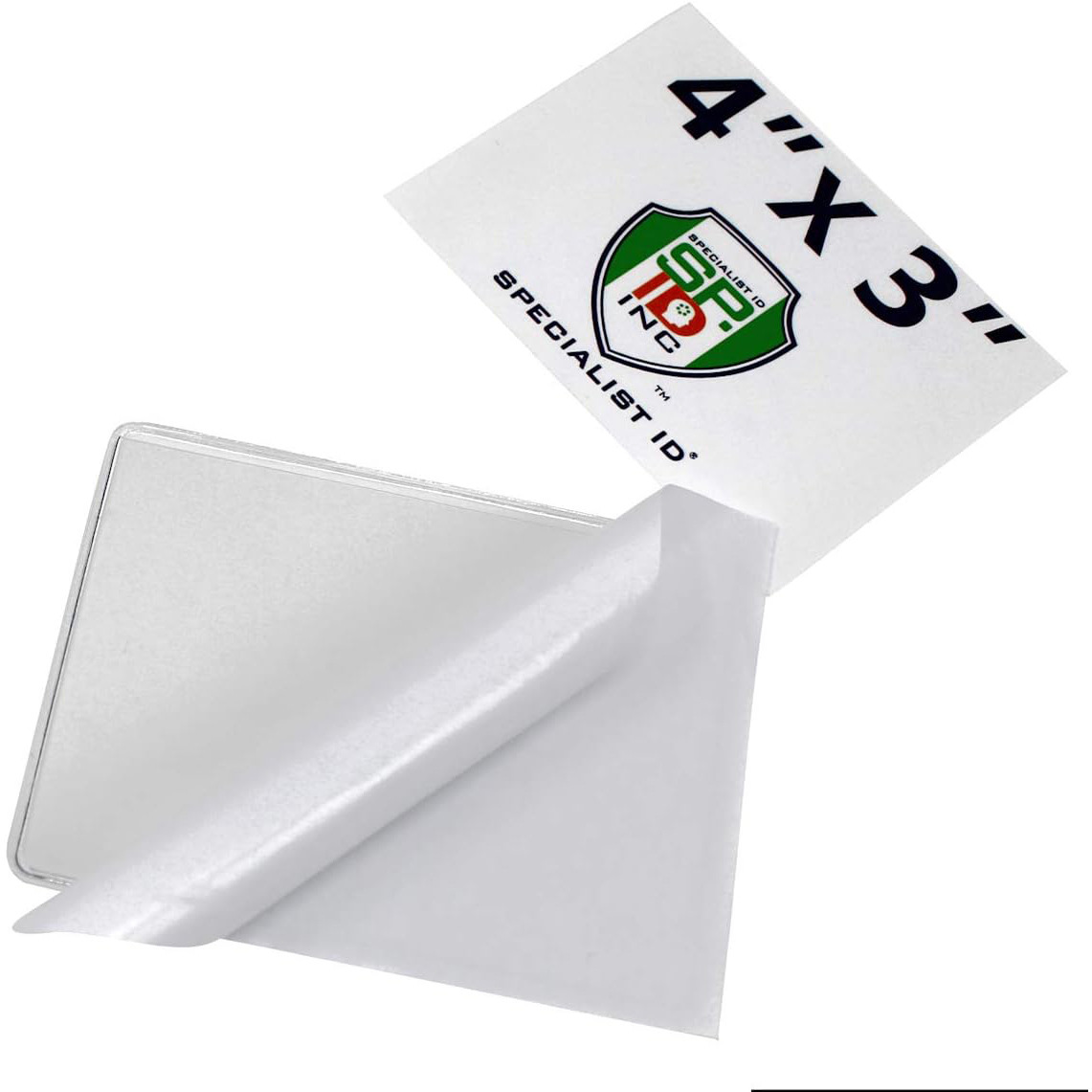Amazon parabrisas tarjeta de estacionamiento bolsa transparente de vinilo PVC cubierta de archivo de plástico personalizada