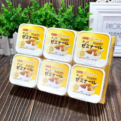 批发 菲律宾COCO坚果西米露果冻杏仁味低糖休闲零食768g一箱12盒