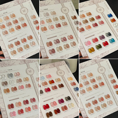 24色冰透甲油膠套裝冰膚色裸膚色透色系裸粉色美甲膠指甲膠套系膠