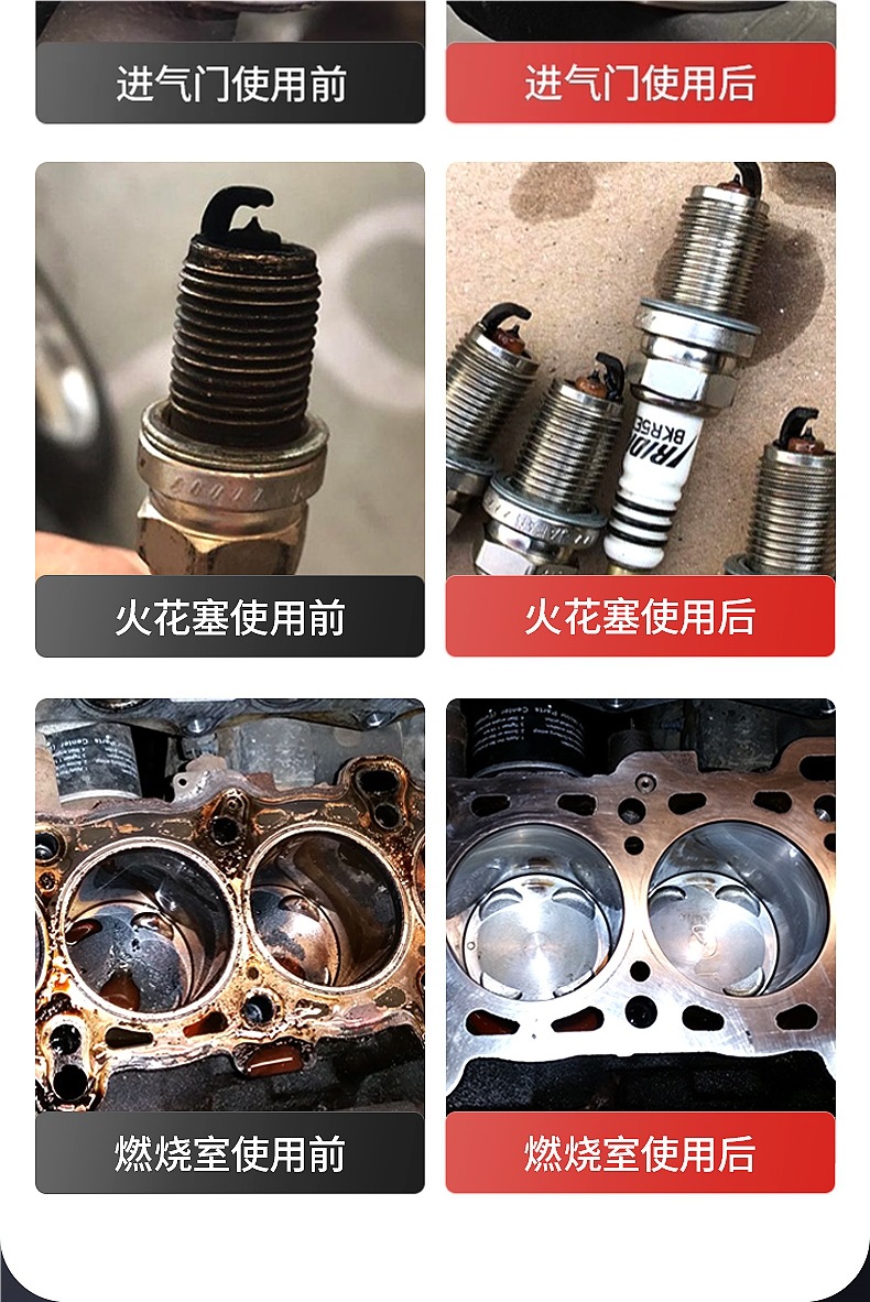 Carfu Motorcycle Fuel Treasure Carbon Deposit Remover Cleaner for Scooter Engine Gasoline Additive