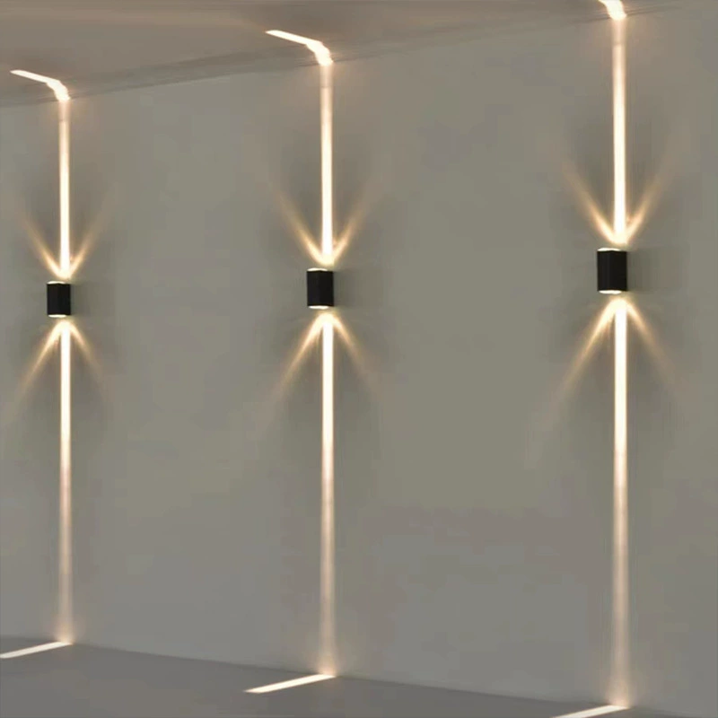 Наружный настенный светильник светодиодный водонепроницаемый отель внешняя стена Вилла двор стена прохода колонна полоса двуглавый вверх и вниз прожектор