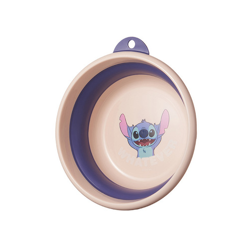Cute Strawberry Bear Face Basin, Thick Foldable Basin, Hangable Baby Basin for Washing Clothes and Diapers, Household Use