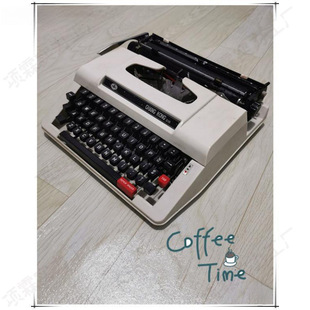 Old-Fashioned Portable Metal Mechanical Changkong Brand Hero Brand English Typewriter Nostalgic Retro