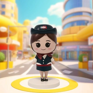 定制树脂摆件定制盲盒公仔潮玩办公桌娃娃玩偶桌面车载手办工艺品