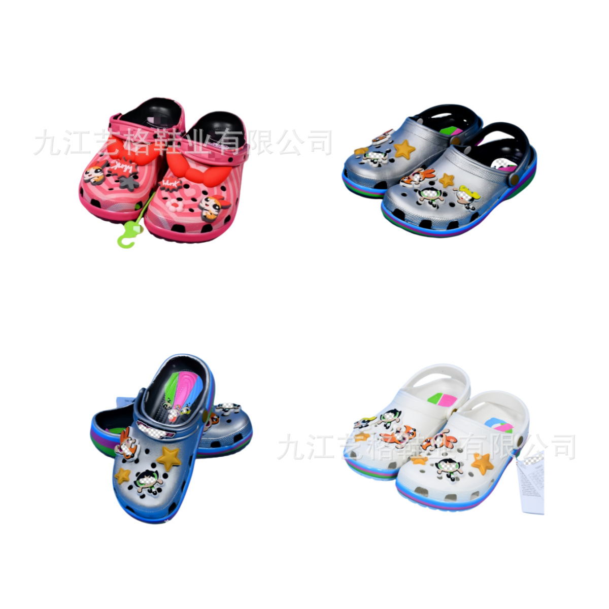Jia Jia super policía impermeable super agujero zapatos zapatillas de cabeza zapatillas de playa de la pequeña fábrica de zapatos de policía