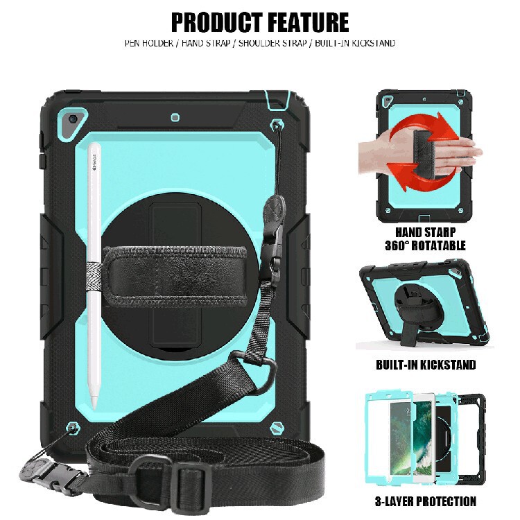Suitable for Ipad10 Anti-Fall Hand Strap Protective Cover 9.7 Strap Grifen Mini Stand Shell