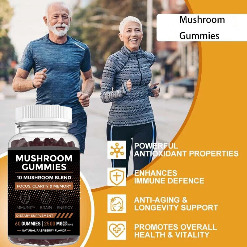 Mushroom Cummies 3-in-1 栄養補助食品 クロスボーダー在庫|undefined
