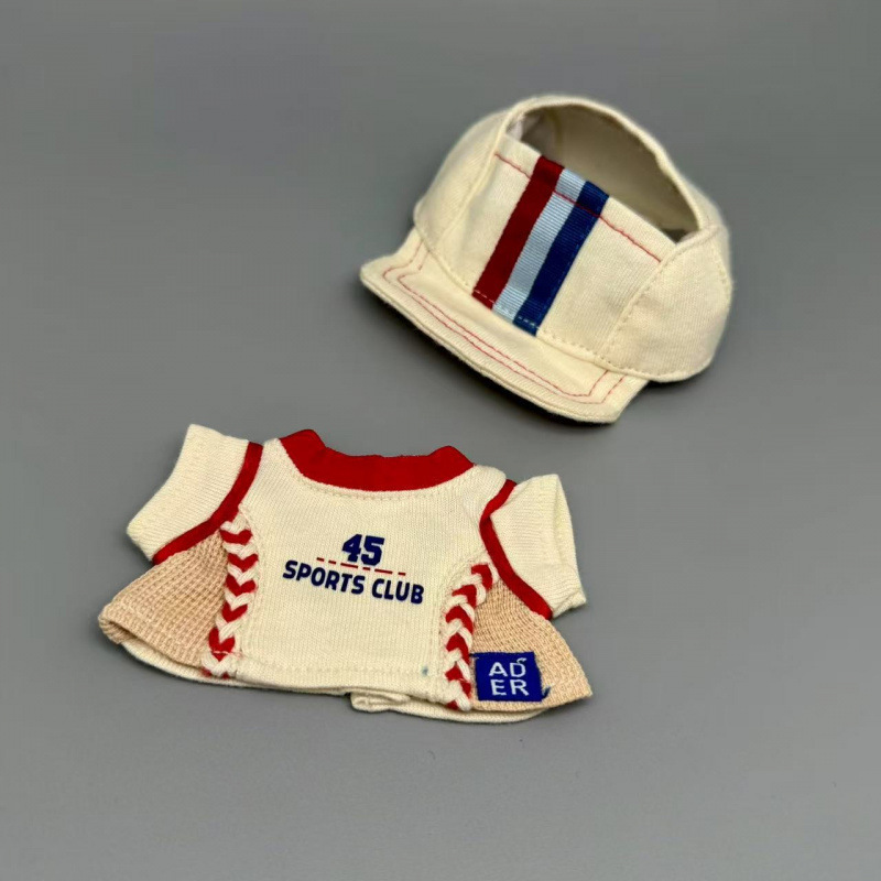 Suitable for Labubu Clothes, Sit Sit Party Third Generation Universal Labubu Doll Clothes, Labubu Baseball Uniform Set Suitable for Labubu Clothes, Sit Sit Party Third Generation Universal Labubu Doll Clothes, Labubu Baseball Uniform Set