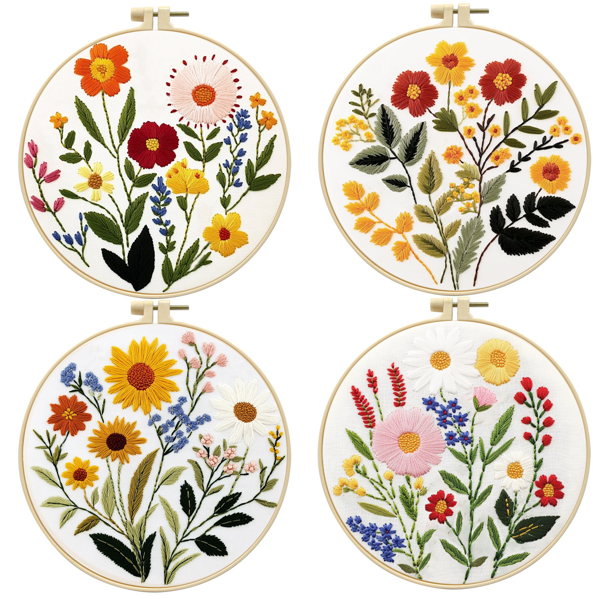 Mona Lisa Real Bordado serie de bordados cruzados nueva simulación de bordado de estilo chino bordado a mano