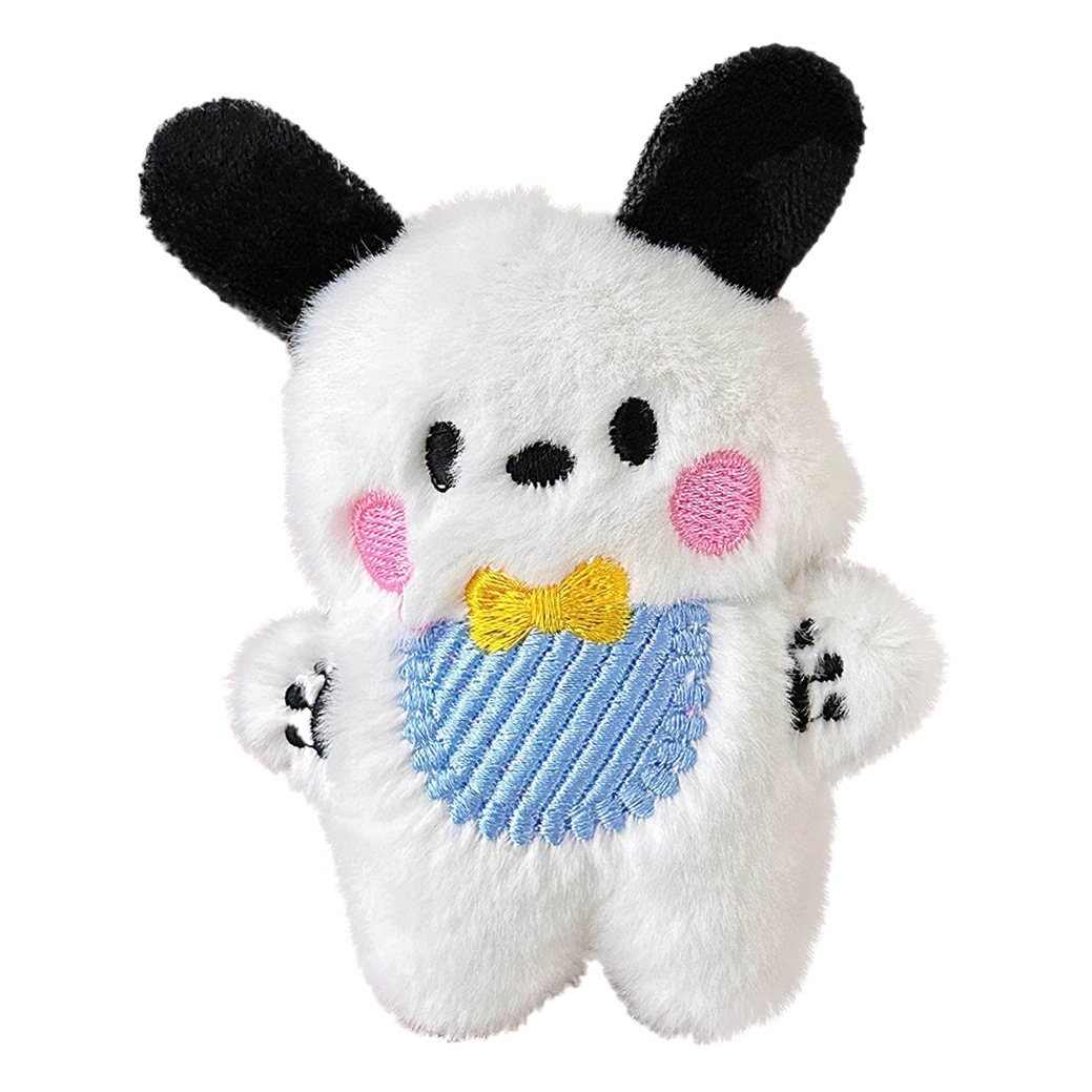 Felpa de dibujos animados miedo de muñeca de perro muñeca broche perro oso estudiante mochila bufanda decorativa ropa Accesorios