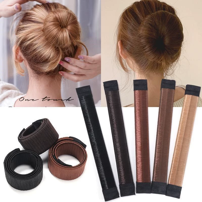 Hair Bun Maker (Papapa) Curly Hair Stick for Children, 9.5 cm, 4 Colors