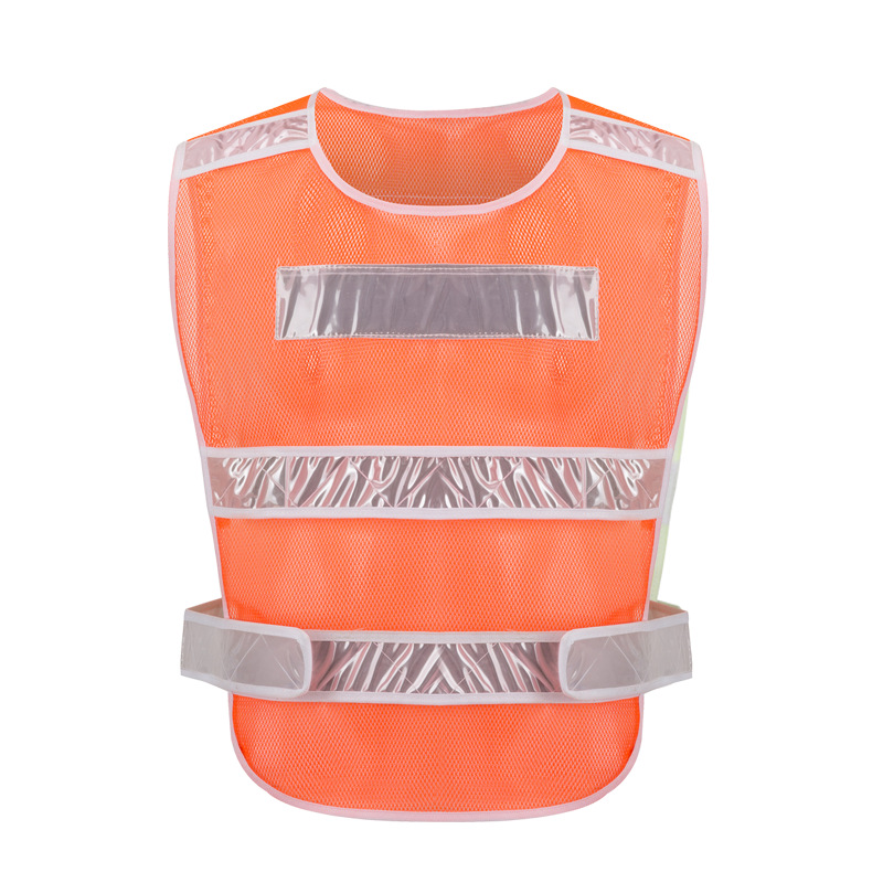 Seguridad en la construcción del sitio, saneamiento ambiental, transporte, transpirable, reflectante amarillo fluorescente, chaleco, chaleco, ropa de trabajo, personalización de soporte