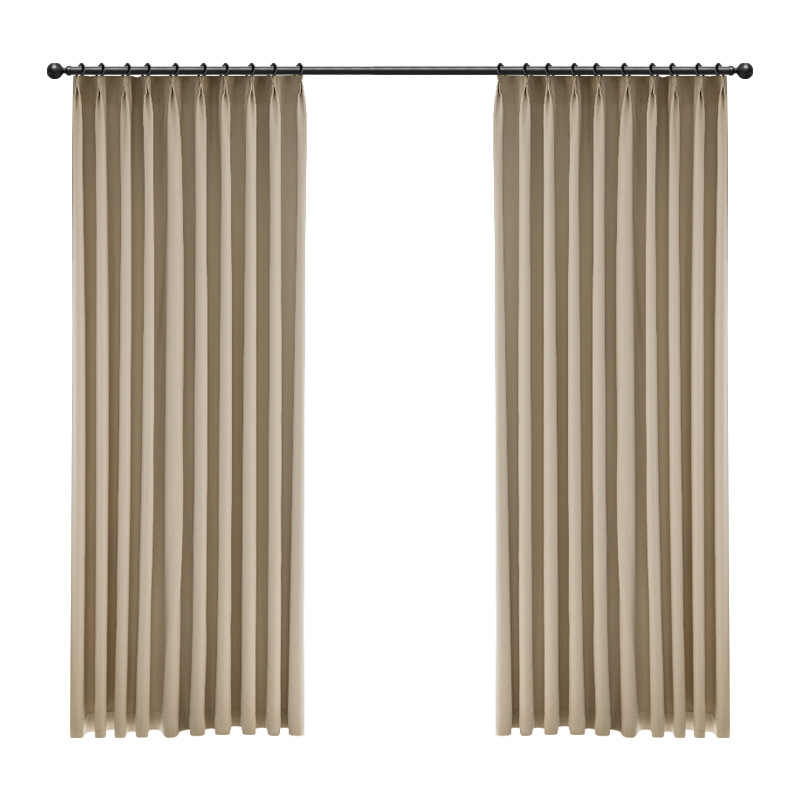 Cortina de alta protección de la luz sala de estar dormitorio algodón jacquard aislamiento acústico aislamiento térmico protección solar Shaoxing Keqiao cortina mayorista productos terminados