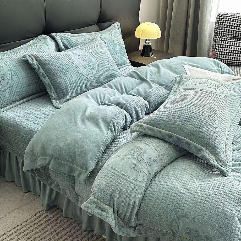 거울 속의 꽃 - 연한 녹색