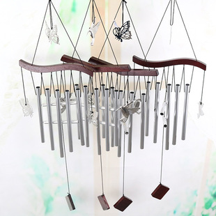 G-17 Mahogany Small Hummingbird Wind Chime European and American Cross-Border Amazon New Wind Chime Music Aluminum Tube Metal Souvenir